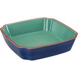 Paşabahçe Margarita Seramik Kare Fırın Kabı 27 Cm, Borcam - Çok Renkli