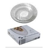 Paşabahçe Marmara 6'lı Servis Tabak, 24,5 cm Çapında, Cam, Beyaz