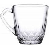 Paşabahçe Mercan 55733 Çay Fincanı - Antrasit - Mavi - 102 ml