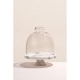 Paşabahçe Mermer Ayaklı Kek Tabağı, 25 cm, Şeffaf