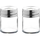Paşabahçe Metal Kapaklı 2 Li Tuzluk 43880 Şeffaf - 220 ml