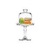 Paşabahçe Midi Patisserie Ayaklı Fanus 19,8 Cm Beyaz