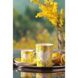Paşabahçe Mimoza Porselen Espresso Fincanı - 1 Adet - Sarı