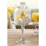 Paşabahçe Mini Patisserie Ayaklı Fanus Cam 10x10 cm Yükseklik 19 cm Şık Tasarım