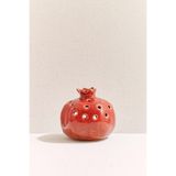 Paşabahçe Nar Porselen Tealight Mumluk S, Kırmızı, Dekoratif