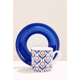 Paşabahçe Nazar Çiçeği Porselen Espresso Fincanı, Espresso Fincanı, 1 Adet - Renkli