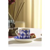 Paşabahçe Nehir Porselen Espresso Fincanı, Çok Renkli, 100 cc