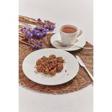 Paşabahçe New York Porselen Pasta Tabağı Krem, Pasta Tabağı, 1 Adet