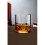 Paşabahçe Nude Glass Finesse Grid 4 Lü Dof Viski Bardağı Seti 390CC D 4 HK