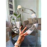 Paşabahçe Nude Reflection Serisi Cam Kristal Servis Tabağı 30 cm 1 Adet Şık Sunumluk