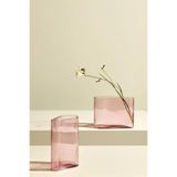 Paşabahçe Nude Rose Mist Vazo, 21 cm, Çok Renkli, Dekoratif