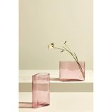 Paşabahçe Nude Rose Mist Vazo, 21 cm, Pembe