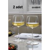 Paşabahçe Nudeglass 2 Li Mirage Beyaz Şarap Kadehi 425 cc 66092 - Şeffaf