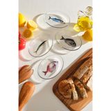 Paşabahçe Olta Meze Tabağı Sarı Yeşil