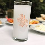 Paşabahçe Orange Coral Turuncu Mercan Baskılı Kadeh