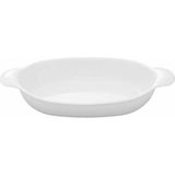 Paşabahçe Organic Porselen Oval Fırın Kabı 36 cm Beyaz, Borcam