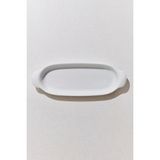 Paşabahçe Organic Porselen Oval Fırın Kabı 41 cm Beyaz - 1 Adet