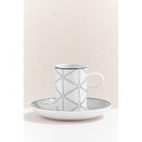 Paşabahçe Orquestra Porselen Espresso Fincanı, Krem Gri, 480.5 cc