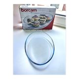 Paşabahçe Oval Borcam Tepsi Fırın Mikrodalga Kek Yemek Pişirme Tepsisi Bor Cam Yemek Kabı 3200CC