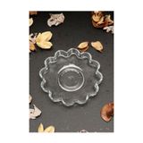 Paşabahçe Papatya Çay Tabağı, 11 cm, 6'lı Set, Cam