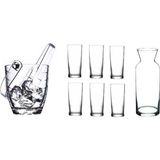 Pasabahce Paşabahçe Rakı Bardak Ve 9 Prç. Rakı Bardağı Ve Buz Kovası Seti Fma06001 Fma06017 Fma55517