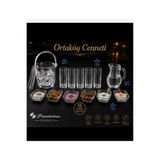 Paşabahçe Paşabahçe15 parça R.kı. seti buz kovası buz maşası rakı bardagı meze kayık mini sürahi keyif set