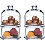 Paşabahçe Patisseria 2 Katlı Katlı Cam Kavanoz - 2 Li Cam Kurabiyelik 96985 - 1 Adet - 100 ml - Şeffaf