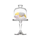 Paşabahçe Patisserie Ayaklı Kapaklı Mini Kek Fanus