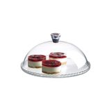 Paşabahçe Patisserie Cam Kapaklı Kek Pasta Fanusu, 322 mm, Şeffaf