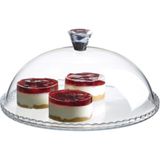 Paşabahçe Patisserie Kapaklı Şeffaf Servis Tabağı 322 mm Yükseklik 110 mm Şık Tasarım