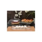 Paşabahçe Patisserie Madlen Pasta Servis Sunum Tabağı Seti, 3 Parça, Cam