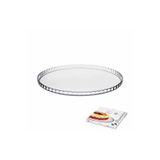 Paşabahçe Patisserie Pasta ve Kek Servis Tabağı, 32 cm, Şeffaf Cam