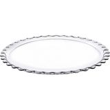 Paşabahçe Patissria Yuvarlak Cam Servis Tabağı 37 cm - Belirtilmemiş - Şeffaf