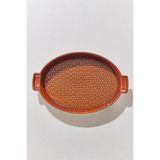 Paşabahçe Petek Seramik Oval Fırın Kabı 38.5 cm Amber