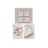 Paşabahçe Petite Fleur Porselen Mini Servis Tabağı 4'lü