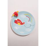 Paşabahçe Plane Seramik Pasta Tabağı, 20 x 20 cm, Çok Renkli