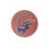 Paşabahçe Playful Cat Seramik Yemek Tabağı, Çok Renkli