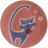 Paşabahçe Playful Cat Seramik Yemek Tabağı, Yemek Tabağı, 1 Adet - Çok Renkli