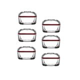 Paşabahçe Plus Kapaklı Kahvaltılık - 6 Lı Çok Amaçlı Cam Saklama Kabı Silikon Contalı 395 Cc.