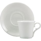 Paşabahçe Porselen Espresso Fincanı Beyaz 90 cc 1 Kişilik - Şeffaf