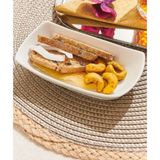 Paşabahçe Porselen Meze Tabağı 15x8 cm Tekli