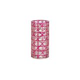 Paşabahçe Rattan Vazo, 25 cm, Pembe