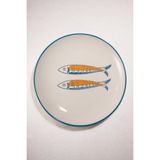 Paşabahçe Sardines Seramik Yemek Tabağı, Yemek Tabağı, 1 Adet - Çok Renkli