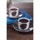 Paşabahçe Selçuklu Yıldızı Çay Seti 2'li, Şık Sofra Seti - Çok Renkli