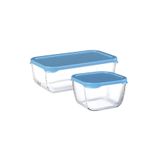 Paşabahçe Snowbox 3'lü Saklama Kabı - Mavi