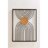 Paşabahçe Spiral 2 Metal Duvar Süsü, Dekoratif, Çok Renkli
