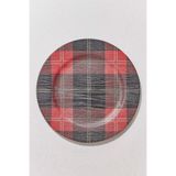 Paşabahçe Tartan No:1 Dekoratif Supla Tabak, Çok Renkli, Sofra Aksesuarı