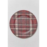 Paşabahçe Tartan No:2 Dekoratif Supla Tabak, 33x33 cm, Çok Renkli