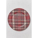 Paşabahçe Tartan No:2 Dekoratif Supla Tabak, Çok Renkli, Sofra Aksesuarı
