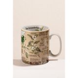 Paşabahçe Tea Knowledge Porselen Kupa, 365 cc, Çok Renkli